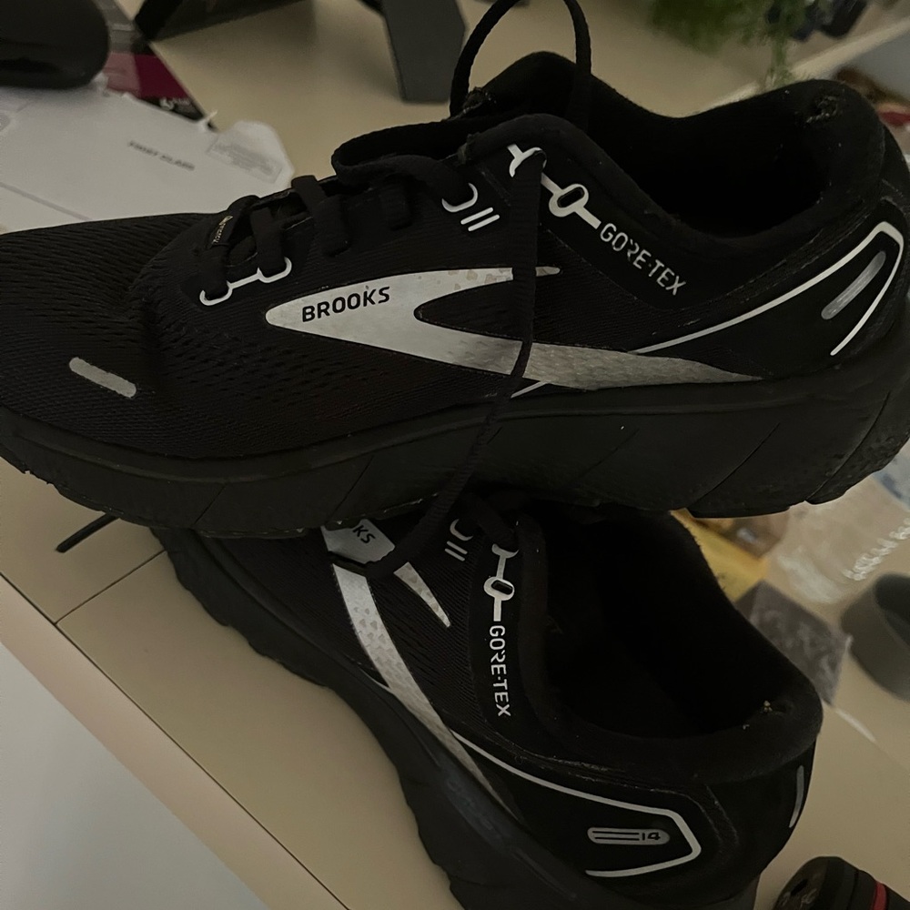 Brooks Black and White GORE-TEX Running Shoes